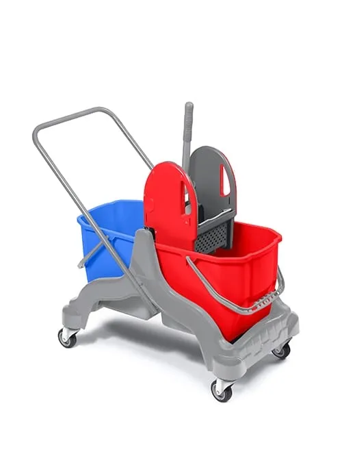 CKS3425 - MİDİ ÇİFT KOVALI PLASTİK TEMİZLİK SETİ