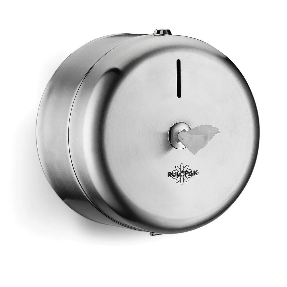 Rulopak Paslanmaz Mini Cimri Tuvalet Kağıdı Dispenseri (Mat - 304 K)